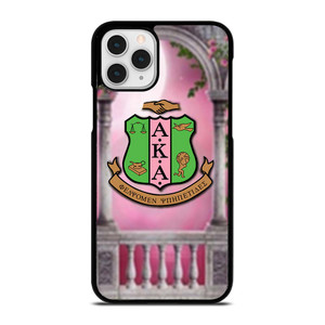 AKA PINK AND GREEN LOGO iPhone 11 Pro Case Cover
