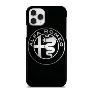 ALFA ROMEO METAL BLACK iPhone 11 Pro Case Cover