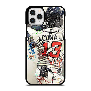 ATLANTA BRAVES ACUNA JR 13 BASEBALL iPhone 11 Pro Case Cover ATLANTA BRAVES ACUNA JR 13 BASEBALL iPhone 11 Pro Case Cover