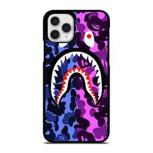 BAPE CAMO LOGO BLUE PURPLE iPhone 11 Pro Case Cover