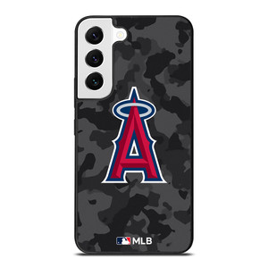 LOS ANGELES ANGELS BASEBALL BLACK CAMO Samsung Galaxy S22 Case Cover LOS ANGELES ANGELS BASEBALL BLACK CAMO Samsung Galaxy S22 Case Cover