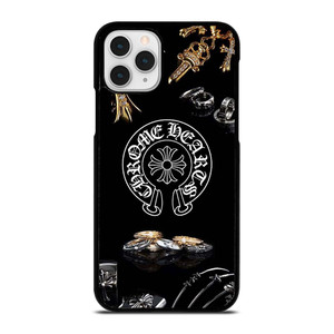 CHROME HEARTS METAL LOGO iPhone 11 Pro Case Cover
