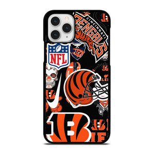 CINCINNATI BENGALS NFL STICKER BOMB iPhone 11 Pro Case Cover CINCINNATI BENGALS NFL STICKER BOMB iPhone 11 Pro Case Cover