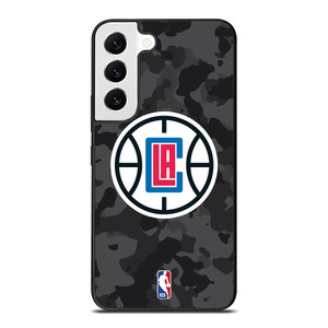 LOS ANGELES CLIPPERS BLACK CAMO Samsung Galaxy S22 Case Cover