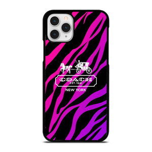 COACH NEW YORK BLACK VIOLET iPhone 11 Pro Case Cover COACH NEW YORK BLACK VIOLET iPhone 11 Pro Case Cover