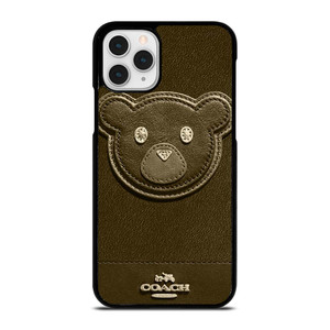 COACH NEW YORK BROWN BEAR iPhone 11 Pro Case Cover COACH NEW YORK BROWN BEAR iPhone 11 Pro Case Cover