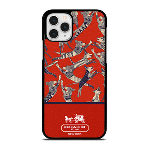 COACH NEW YORK DOG PARTY iPhone 11 Pro Case Cover COACH NEW YORK DOG PARTY iPhone 11 Pro Case Cover