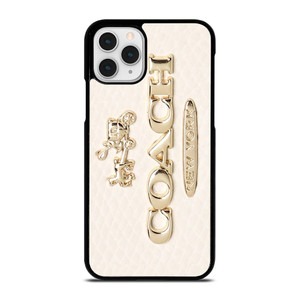 COACH PINK PATTERN MATE iPhone 11 Pro Case Cover