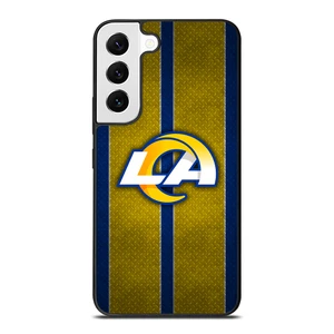 LOS ANGELES RAMS NFL METAL STRIPE Samsung Galaxy S22 Case Cover