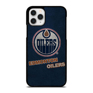 EDMONTON OILERS LOGO BLUE SUEDE iPhone 11 Pro Case Cover