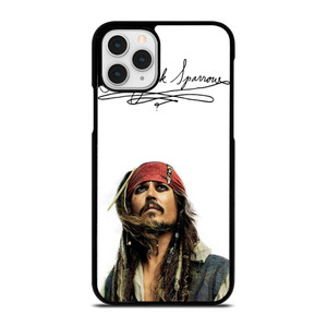 JACK SPARROW SIGNATURE PIRATES OF THE CARIBBEAN  iPhone 11 Pro Case Cover