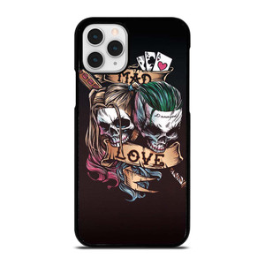 JOKER AND HARLEY QUINN SKULL iPhone 11 Pro Case Cover