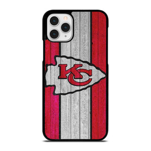 KANSAS CITY CHIEFS WOODEN LOGO iPhone 11 Pro Case Cover