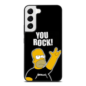 METALLICA ROCK HOMER SIMPSONS Samsung Galaxy S22 Case Cover METALLICA ROCK HOMER SIMPSONS Samsung Galaxy S22 Case Cover
