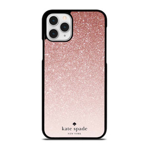 KATE SPADE NEW YORK ROSE WHITE GLITTER iPhone 11 Pro Case Cover
