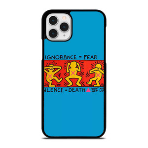 KEITH HARING SILENCE DEATH iPhone 11 Pro Case Cover