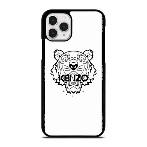 KENZO PARIS BORDERED LOGO WHITE iPhone 11 Pro Case Cover KENZO PARIS BORDERED LOGO WHITE iPhone 11 Pro Case Cover