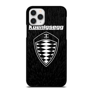 KOENIGSEGG LOGO BLACK PATTERN iPhone 11 Pro Case Cover