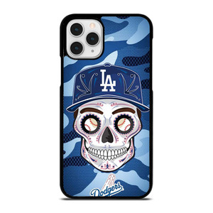 LA DODGERS SKULL CAMO iPhone 11 Pro Case Cover LA DODGERS SKULL CAMO iPhone 11 Pro Case Cover