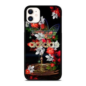 ADIDAS FLOWER PATTERN iPhone 11 Case Cover