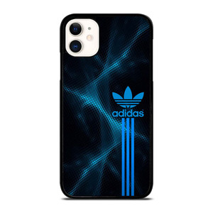 ADIDAS LOGO ABSTRACT BLUE LIGHT iPhone 11 Case Cover