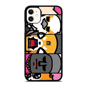 AGGRETSUKO CARTOON COLLAGE iPhone 11 Case Cover AGGRETSUKO CARTOON COLLAGE iPhone 11 Case Cover