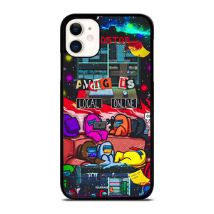 AMONG US LOCAL ONLINE iPhone 11 Case Cover AMONG US LOCAL ONLINE iPhone 11 Case Cover