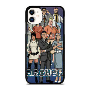 ARCHER CARTOON ALL CAST iPhone 11 Case Cover ARCHER CARTOON ALL CAST iPhone 11 Case Cover