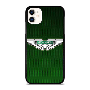 ASTON MARTIN GREEN CARBON iPhone 11 Case Cover ASTON MARTIN GREEN CARBON iPhone 11 Case Cover