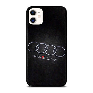 AUDI S LINE CAR EMBLEM iPhone 11 Case Cover AUDI S LINE CAR EMBLEM iPhone 11 Case Cover
