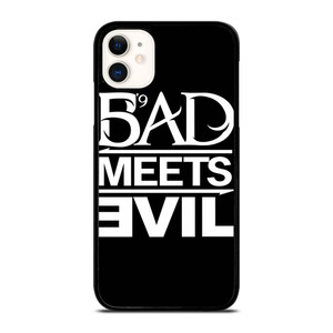BAD MEETS EVIL RAPPER DUO LOGO iPhone 11 Case Cover BAD MEETS EVIL RAPPER DUO LOGO iPhone 11 Case Cover