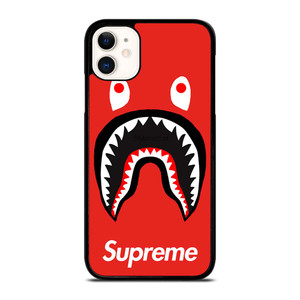BAPE SHARK SUPREME RED iPhone 11 Case Cover BAPE SHARK SUPREME RED iPhone 11 Case Cover