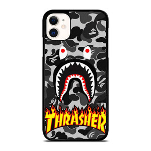 BAPE SHARK THRASHER iPhone 11 Case Cover BAPE SHARK THRASHER iPhone 11 Case Cover