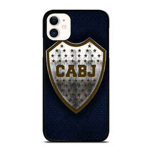 BOCA JUNIORS FC METAL LOGO iPhone 11 Case Cover