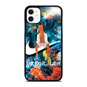 BOJACK HORSEMAN LAZY NIKE iPhone 11 Case Cover BOJACK HORSEMAN LAZY NIKE iPhone 11 Case Cover