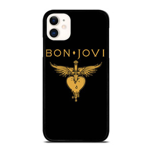 BON JOVI BAND LOGO GOLD iPhone 11 Case Cover BON JOVI BAND LOGO GOLD iPhone 11 Case Cover