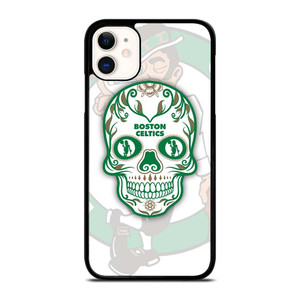 BOSTON CELTICS BASKET SKULL iPhone 11 Case Cover BOSTON CELTICS BASKET SKULL iPhone 11 Case Cover