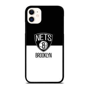 BROOKLYN NETS NBA BLACK WHITE iPhone 11 Case Cover