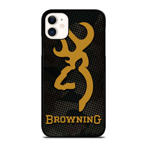 BROWNING ARMS CAMO CARBON iPhone 11 Case Cover