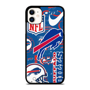 BUFFALO BILLS NFL STICKER BOMB iPhone 11 Case Cover BUFFALO BILLS NFL STICKER BOMB iPhone 11 Case Cover