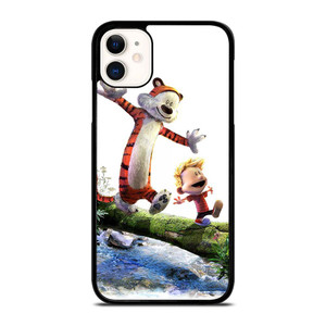 CALVIN AND HOBBES RIVER WOOD iPhone 11 Case Cover