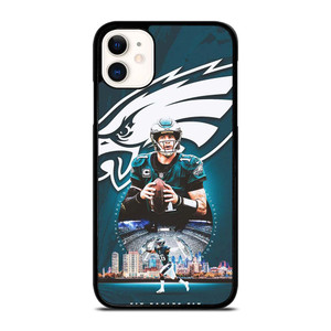 CARSON WENTZ PHILADELPHIA EAGLES NFL iPhone 11 Case Cover CARSON WENTZ PHILADELPHIA EAGLES NFL iPhone 11 Case Cover