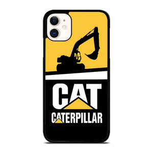 CATERPILLAR EXCAVATOR CLIPART iPhone 11 Case Cover CATERPILLAR EXCAVATOR CLIPART iPhone 11 Case Cover
