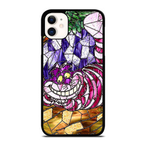 CHESHIRE CAT STAINED GLASS iPhone 11 Case Cover