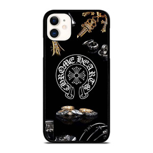 CHROME HEARTS METAL LOGO iPhone 11 Case Cover