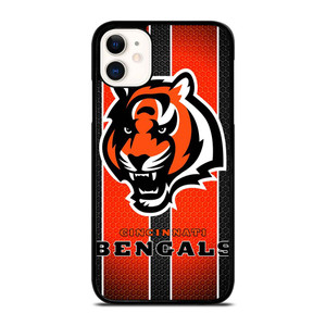 CINCINNATI BENGALS METAL SYMBOL iPhone 11 Case Cover CINCINNATI BENGALS METAL SYMBOL iPhone 11 Case Cover