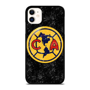 CLUB AMERICA AGUILAS FOOTBALL BLACK iPhone 11 Case Cover