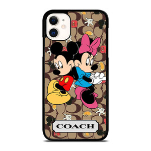 COACH MICKEY MINNIE MOUSE LOVE iPhone 11 Case Cover COACH MICKEY MINNIE MOUSE LOVE iPhone 11 Case Cover