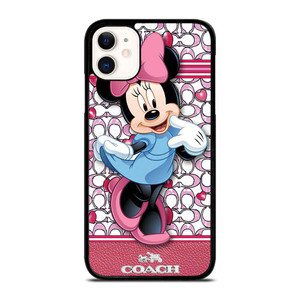 COACH MINNIE MOUSE PINK PATTERN iPhone 11 Case Cover