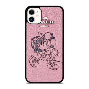 COACH MINNIE MOUSE PINK iPhone 11 Case Cover